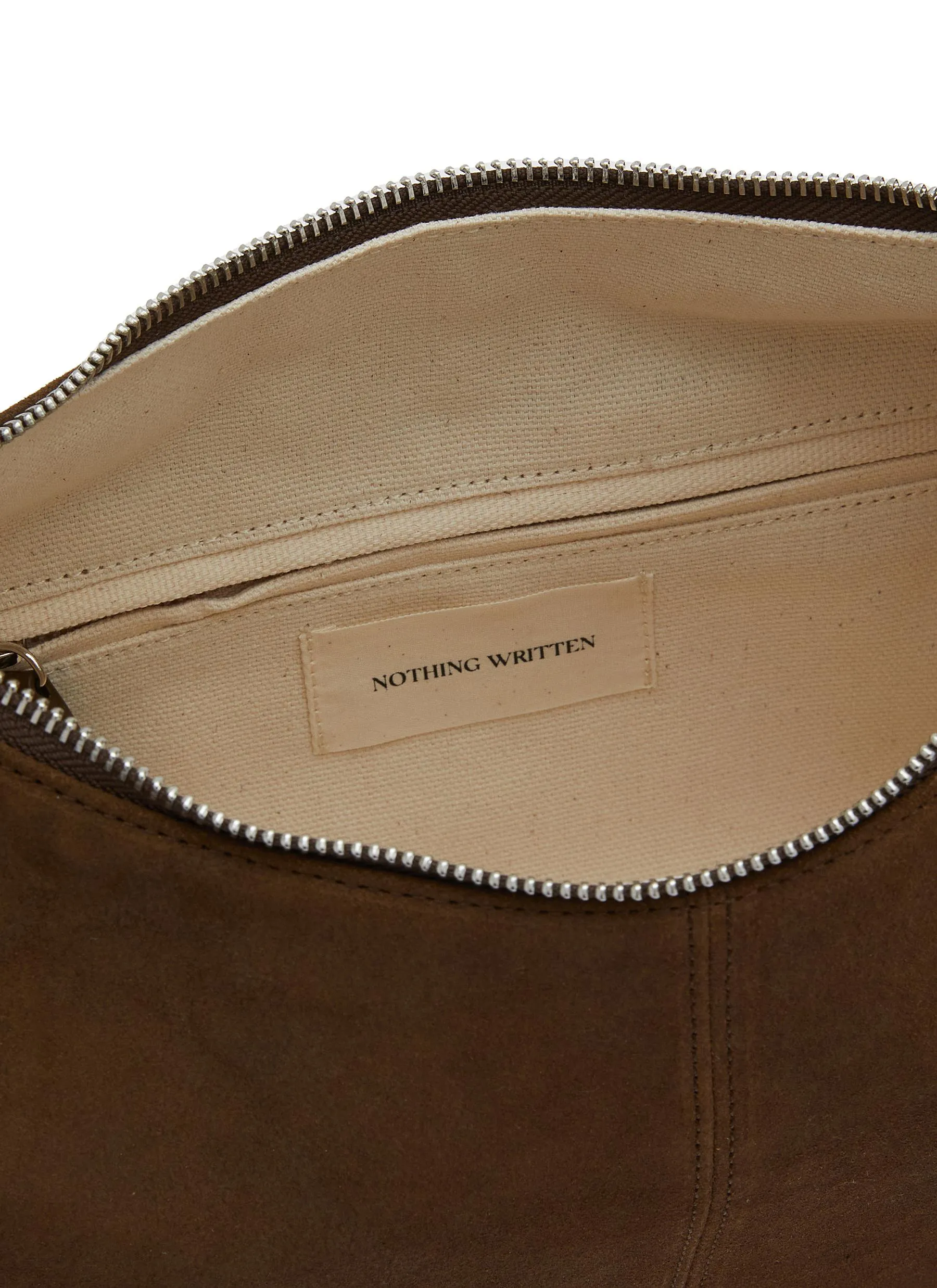 -----------NOTHING WRITTEN  ---- ------------ ----HT Suede Hobo Shoulder Bag --