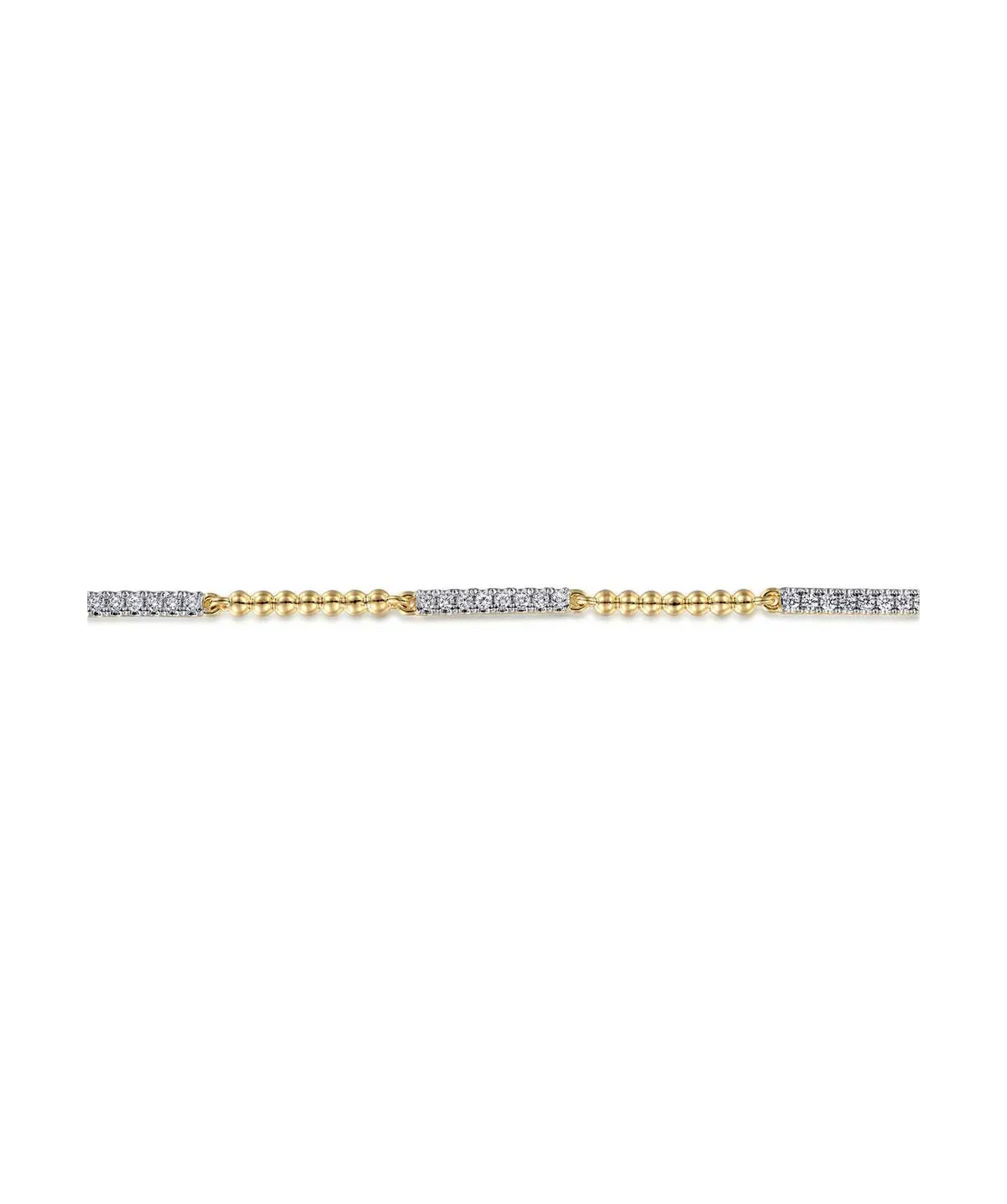 14K Yellow Gold Bujukan Diamond Bracelet