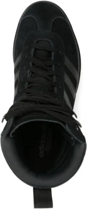 Adidas Gazelle 3-stripes padded-ankles sneakers Black