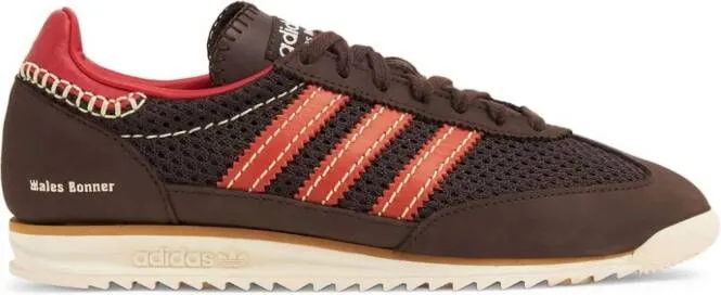 Adidas x Wales Bonner SL72 logo-patch sneakers Brown