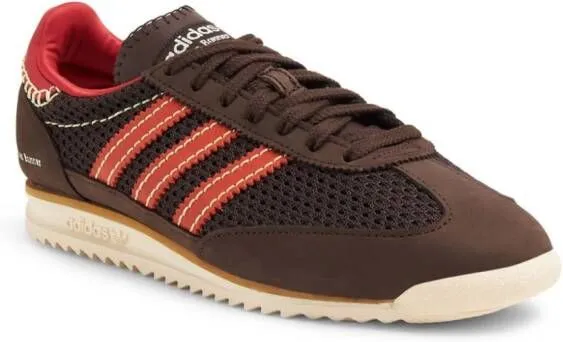 Adidas x Wales Bonner SL72 logo-patch sneakers Brown