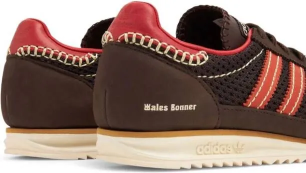 Adidas x Wales Bonner SL72 logo-patch sneakers Brown