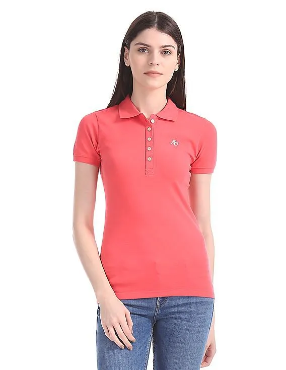 Aeropostale Regular Fit Pique Polo Shirt