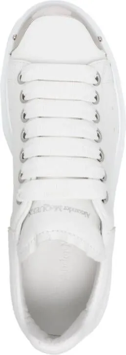 Alexander McQueen Oversized lace-up sneakers White