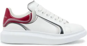 Alexander McQueen Oversized leather sneakers White