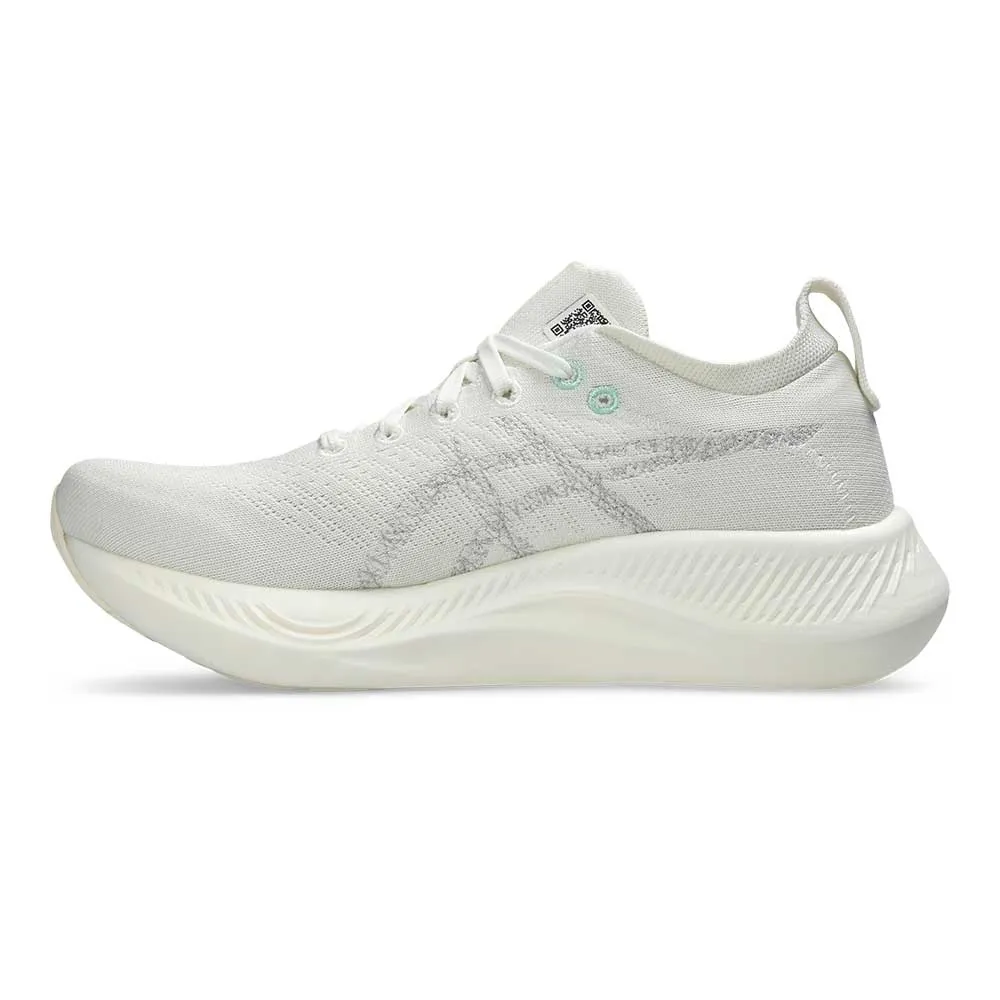 All Gender Nimbus Mirai Running Shoe - White/White - Regular (D)