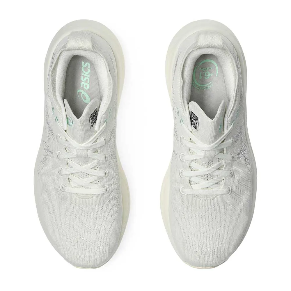 All Gender Nimbus Mirai Running Shoe - White/White - Regular (D)