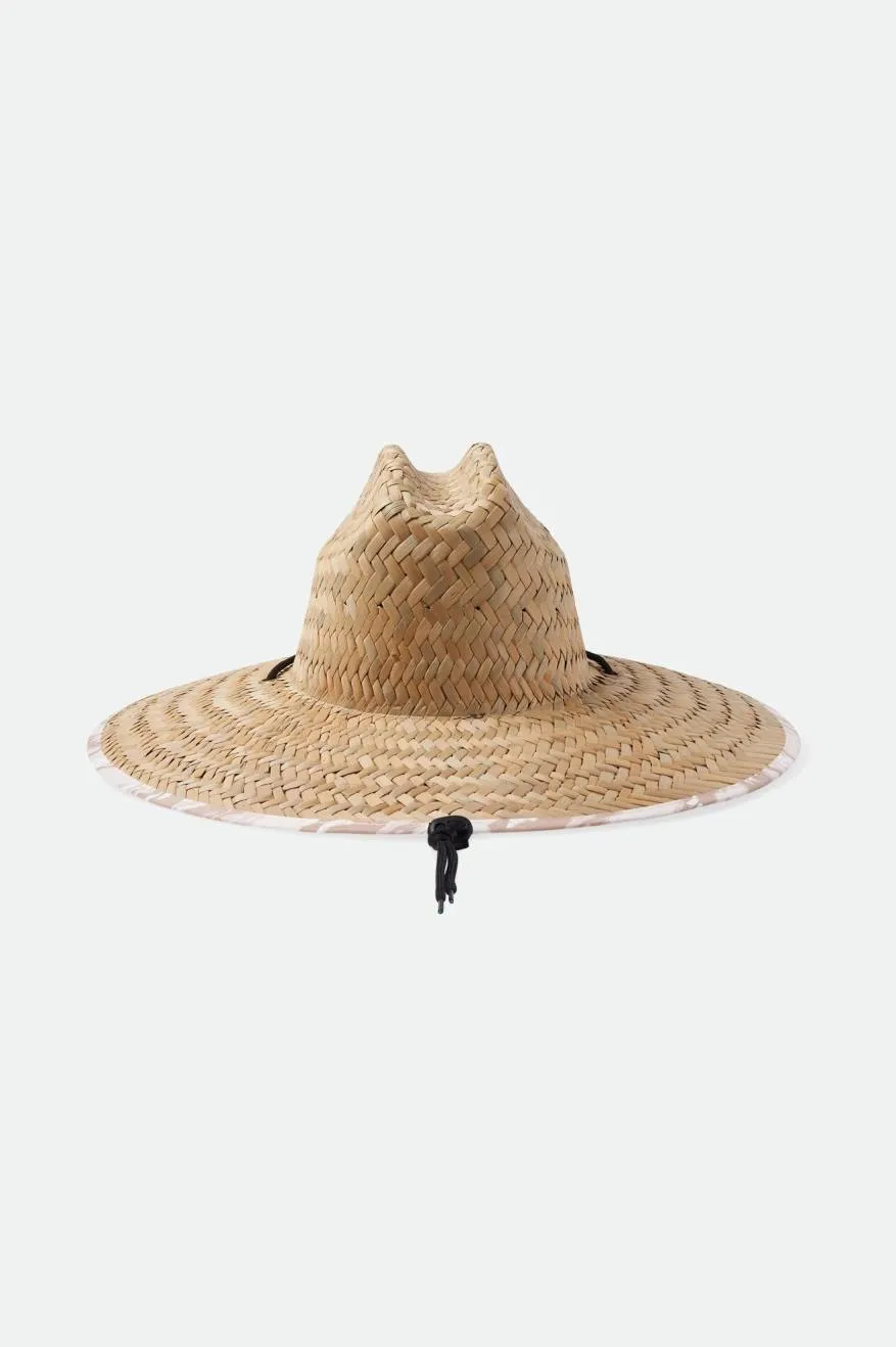 Alpha Square Lifeguard Hat - Toffee/Off White