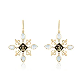 ANASTASIA FLEUR DE LIS EARRINGS