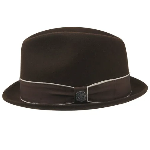 Bigalli Downtown Chocolate Wool Felt Hat