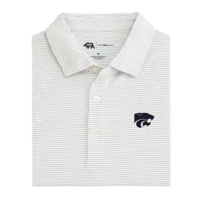 Birdie Stripe Kansas State Performance Polo