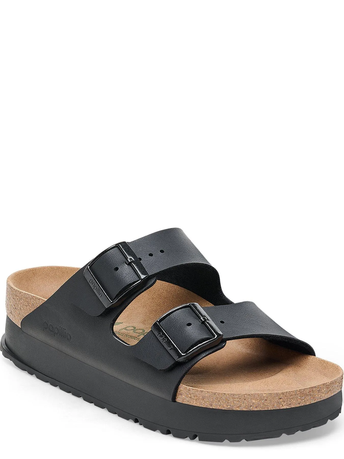 Birkenstock Papillio Arizona Flex Platform Vegan Sandals - Black