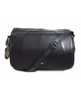 Black Sheep Nappa Flap Over Cross Body Bag