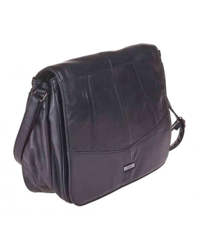 Black Sheep Nappa Large Capacity Cross Body Bag