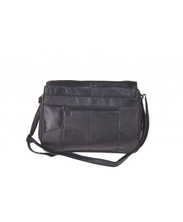 Black Sheep Nappa Large Capacity Cross Body Bag