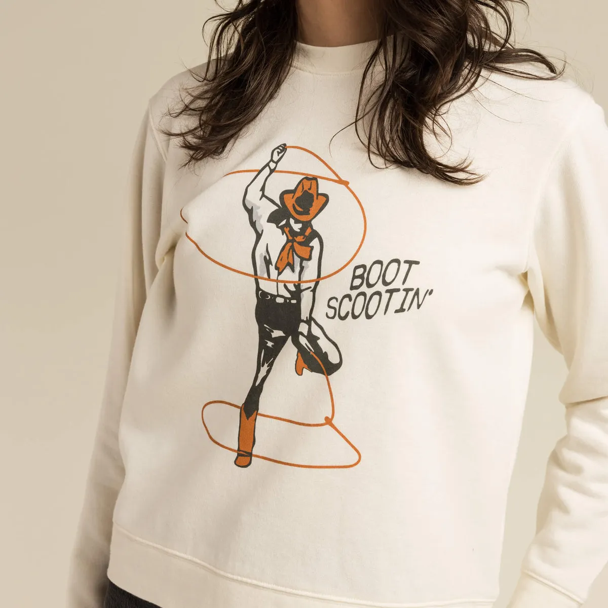 Boot Scootin' Drop Shoulder Sweatshirt-