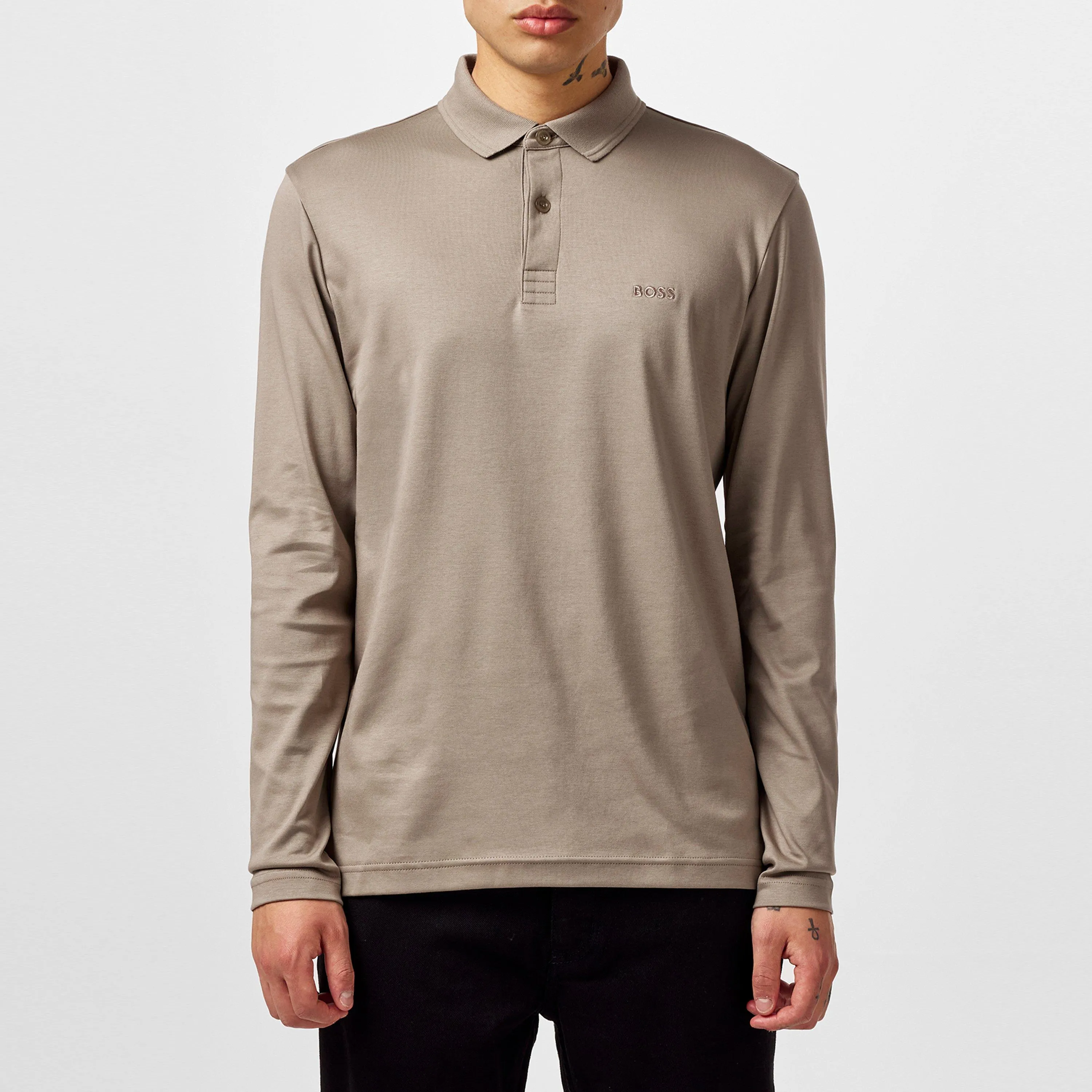 Boss Pirol Long Sleeve Polo Shirt