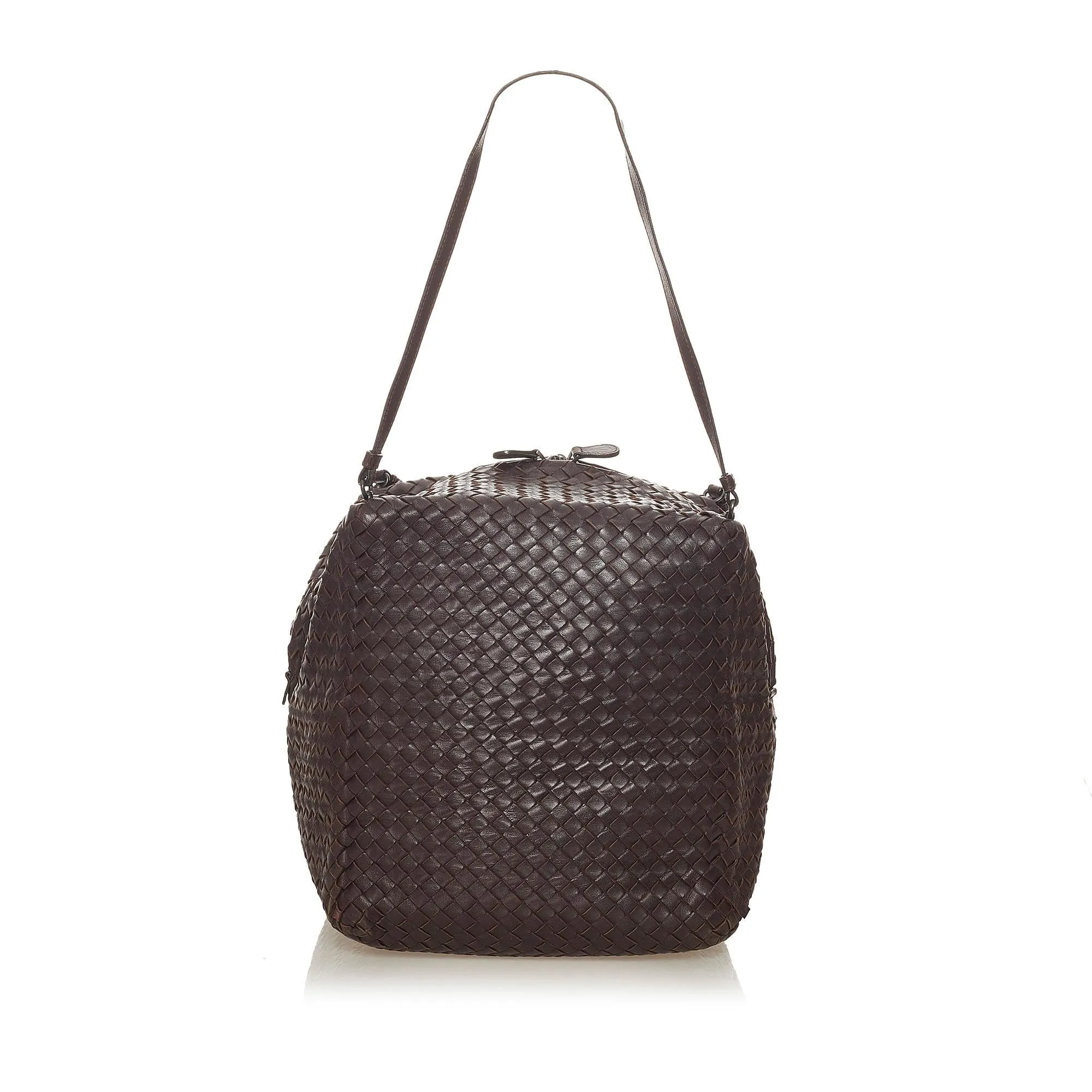 Bottega Veneta Intrecciato Leather Shoulder Bag