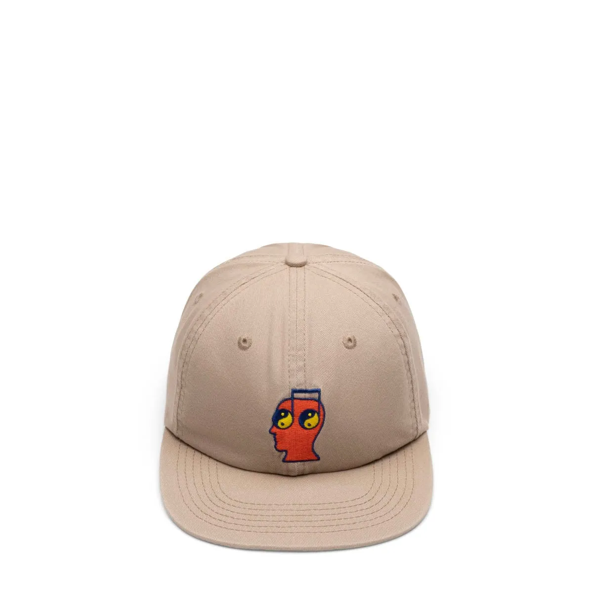 BRAIN NOTES 6 PANEL HAT KHAKI | Bodega