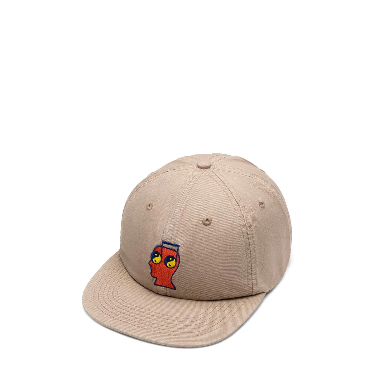 BRAIN NOTES 6 PANEL HAT KHAKI | Bodega