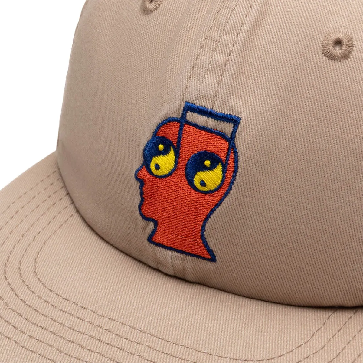 BRAIN NOTES 6 PANEL HAT KHAKI | Bodega