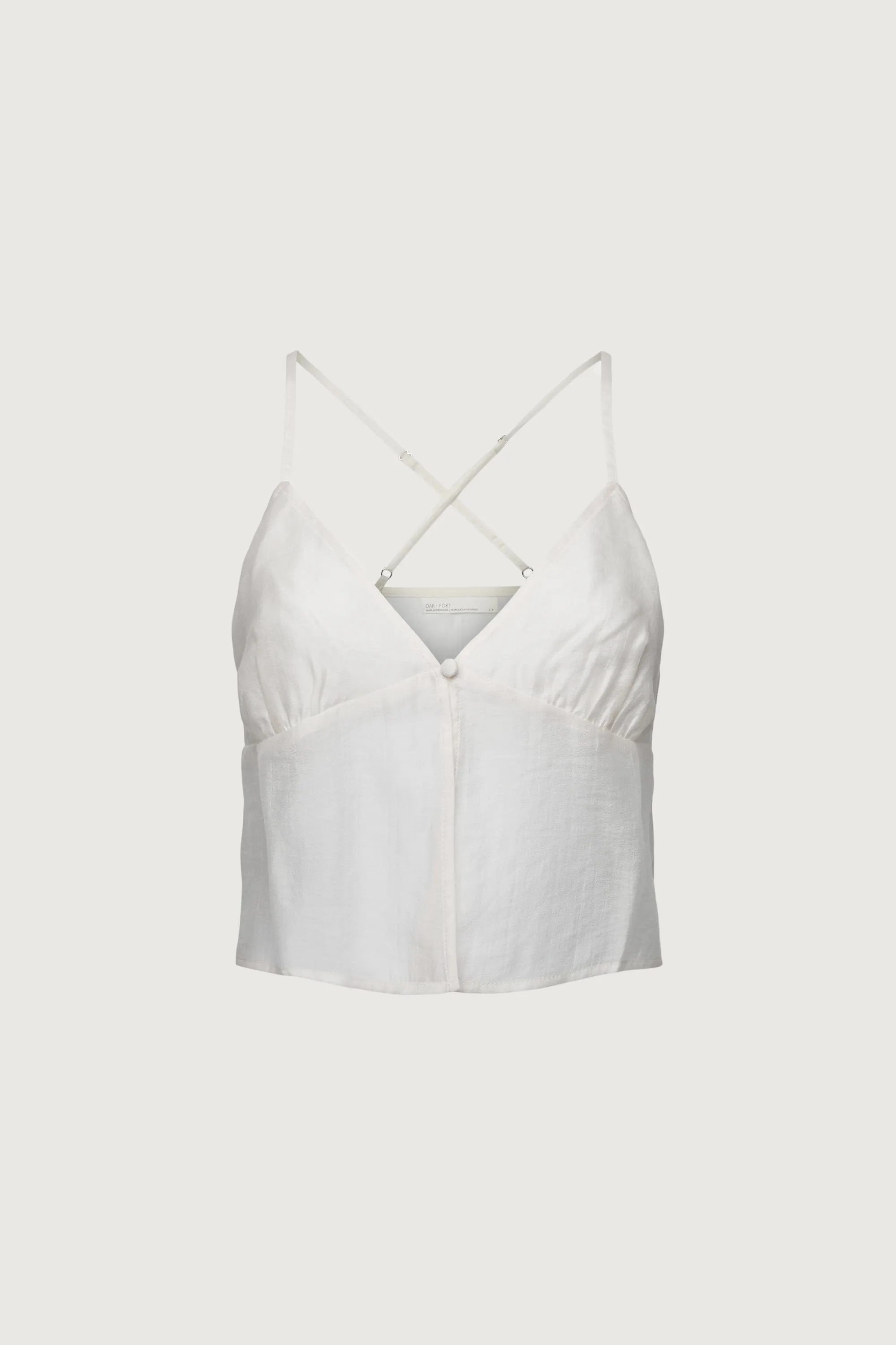 BUTTON FRONT CAMISOLE TANK