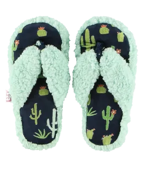 Cactus Blue Spa Slipper