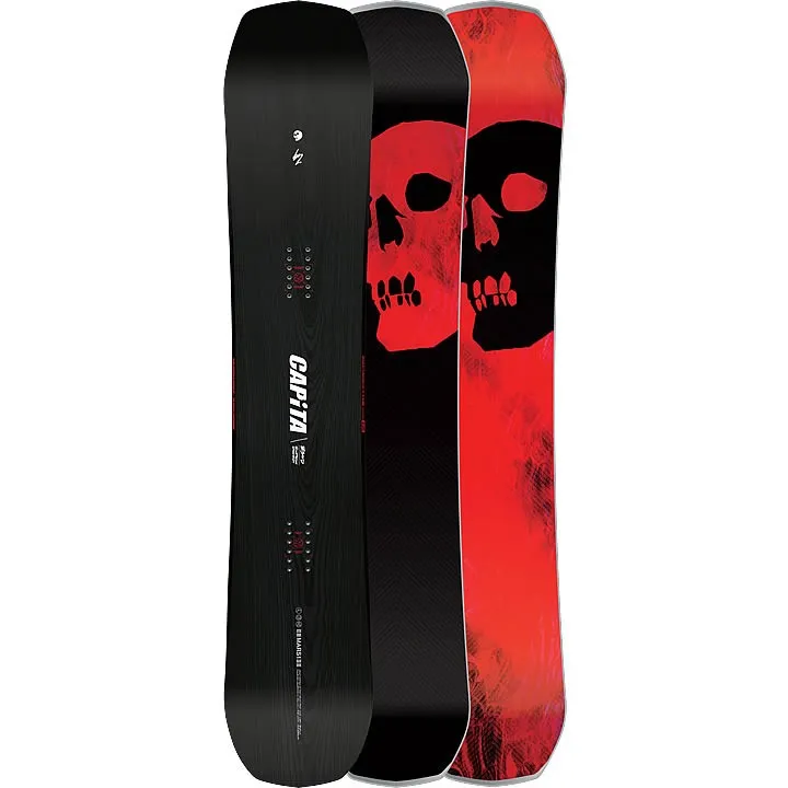 Capita Black Snowboard of Death 2023