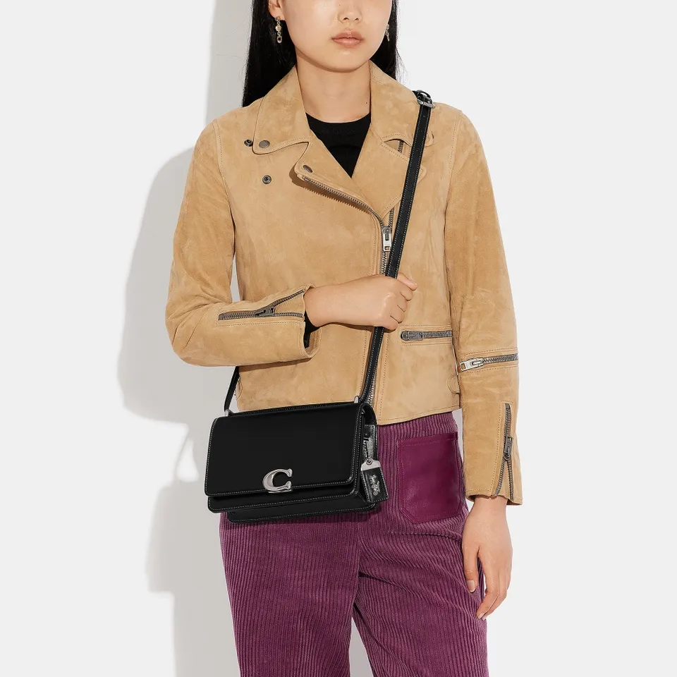 Coach Bandit Luxe Leather Shoulder Bag | Coggles