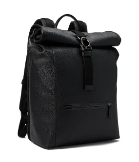 COACH Beck Roll Top Backpack in Pebble Leather