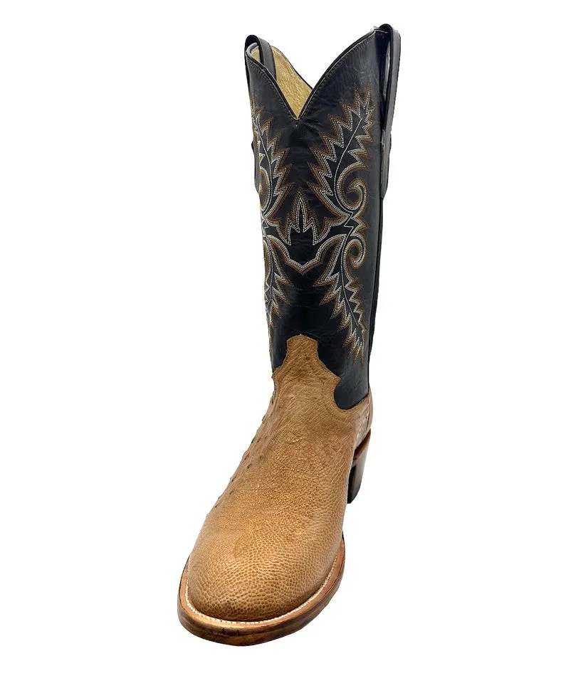 Cowtown Men's Vintage Saddle Smooth Ostrich Boot