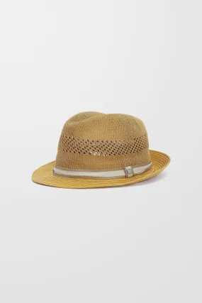 Craster Trilby Hat (in Tan)