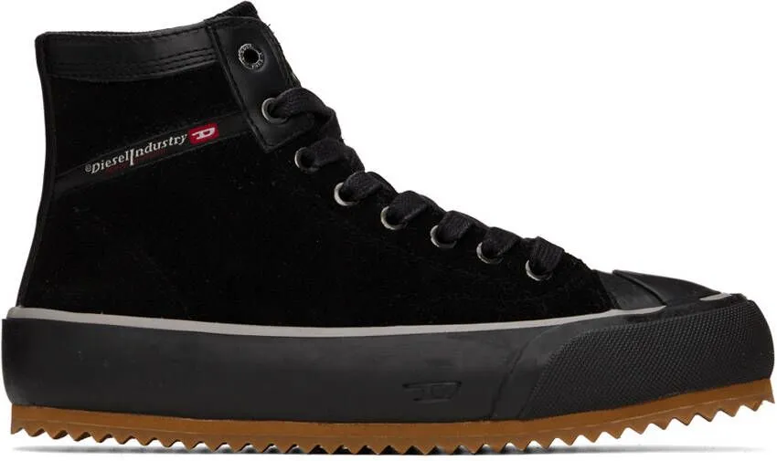 Diesel Black S-Principia Mid Sneakers