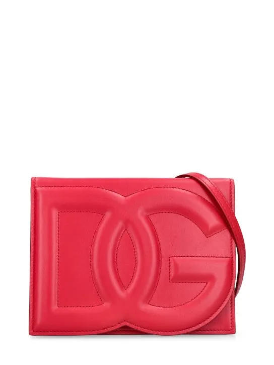 Dolce&Gabbana   Logo leather shoulder bag 