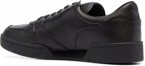 Ea7 Emporio Armani logo-print lace-up sneakers Black