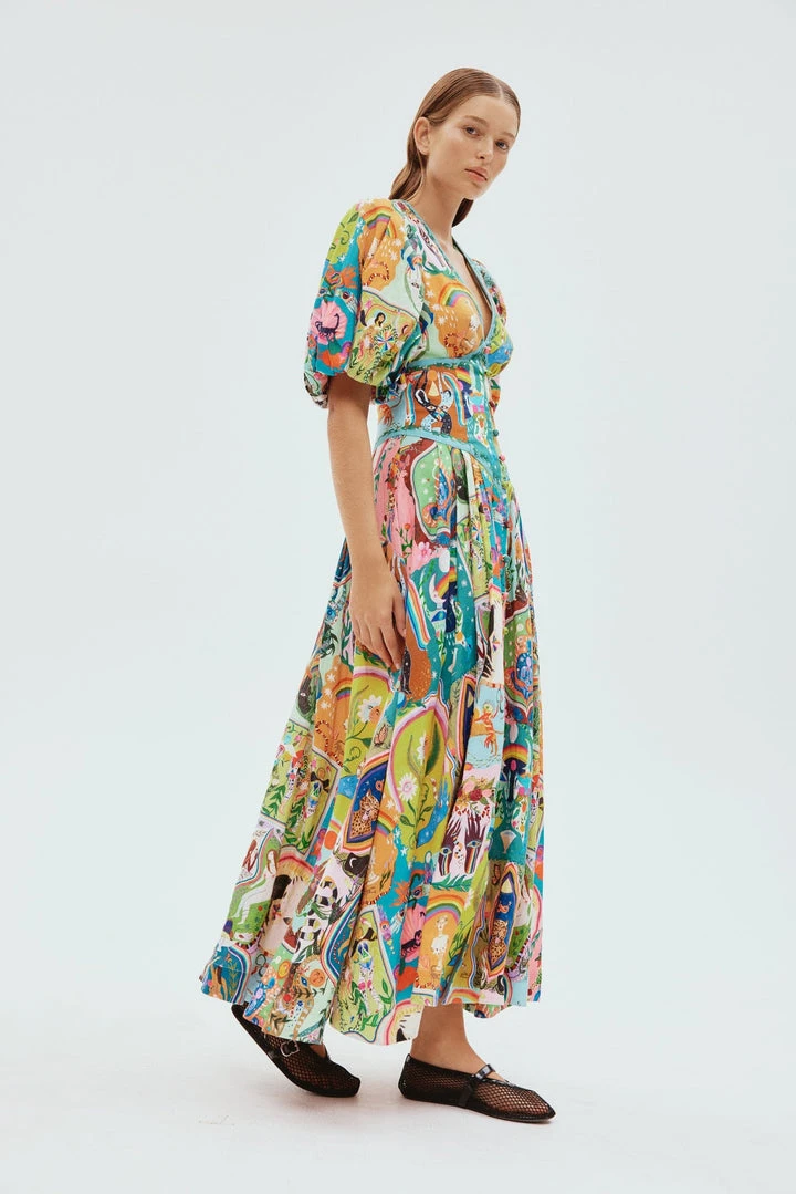 --Evergreen Midi Dress-