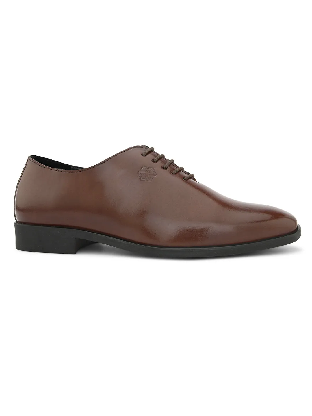 FENTACIA Men Brown Oxford Formal Shoes