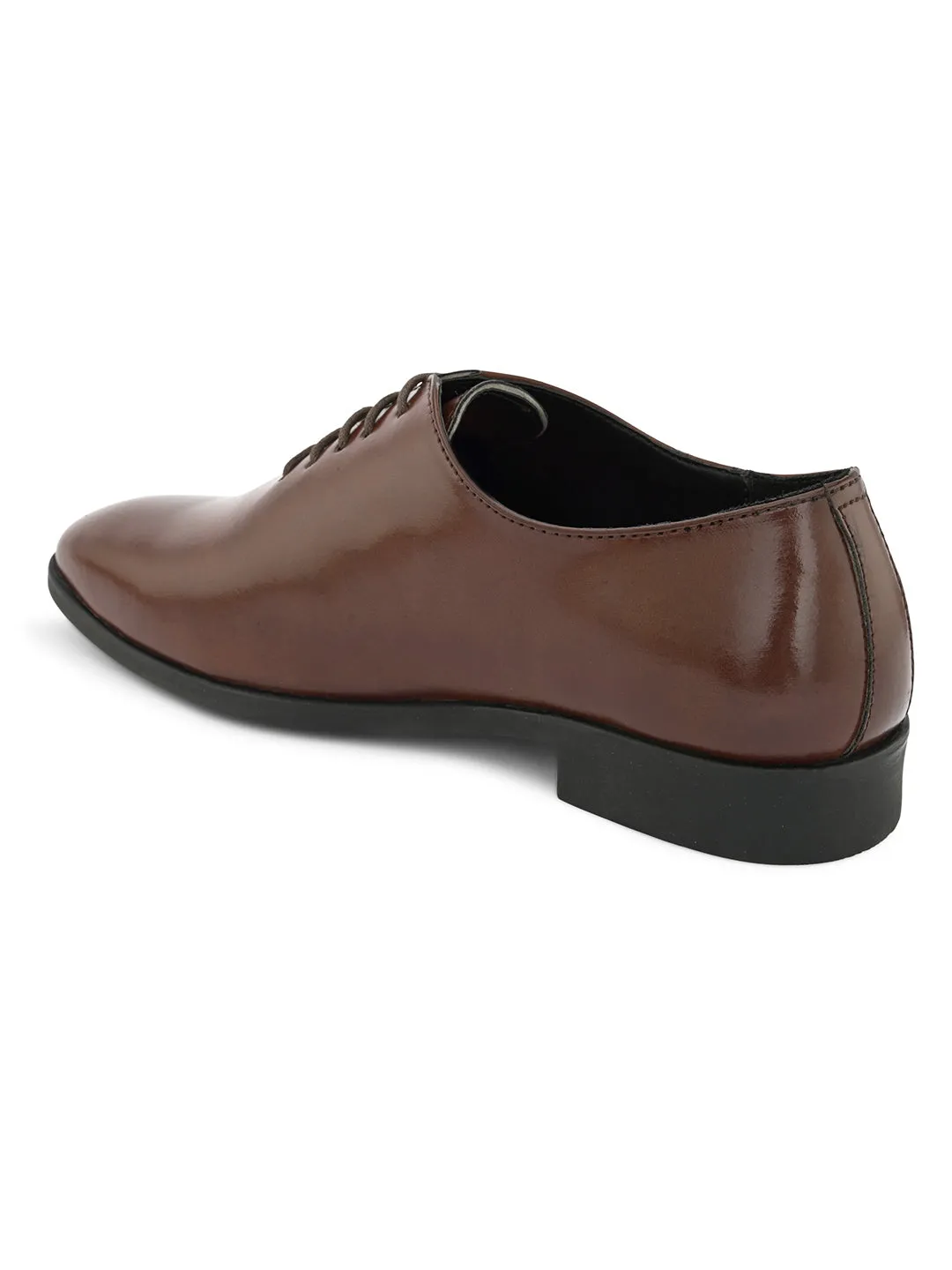 FENTACIA Men Brown Oxford Formal Shoes