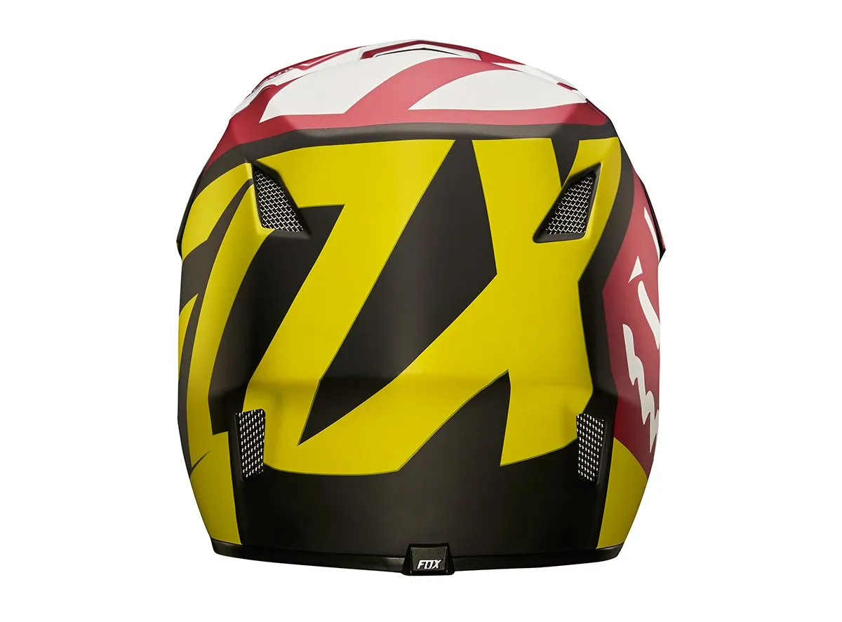 Fox Racing Rampage Comp Creo Full Face Helmet - Yellow-Black