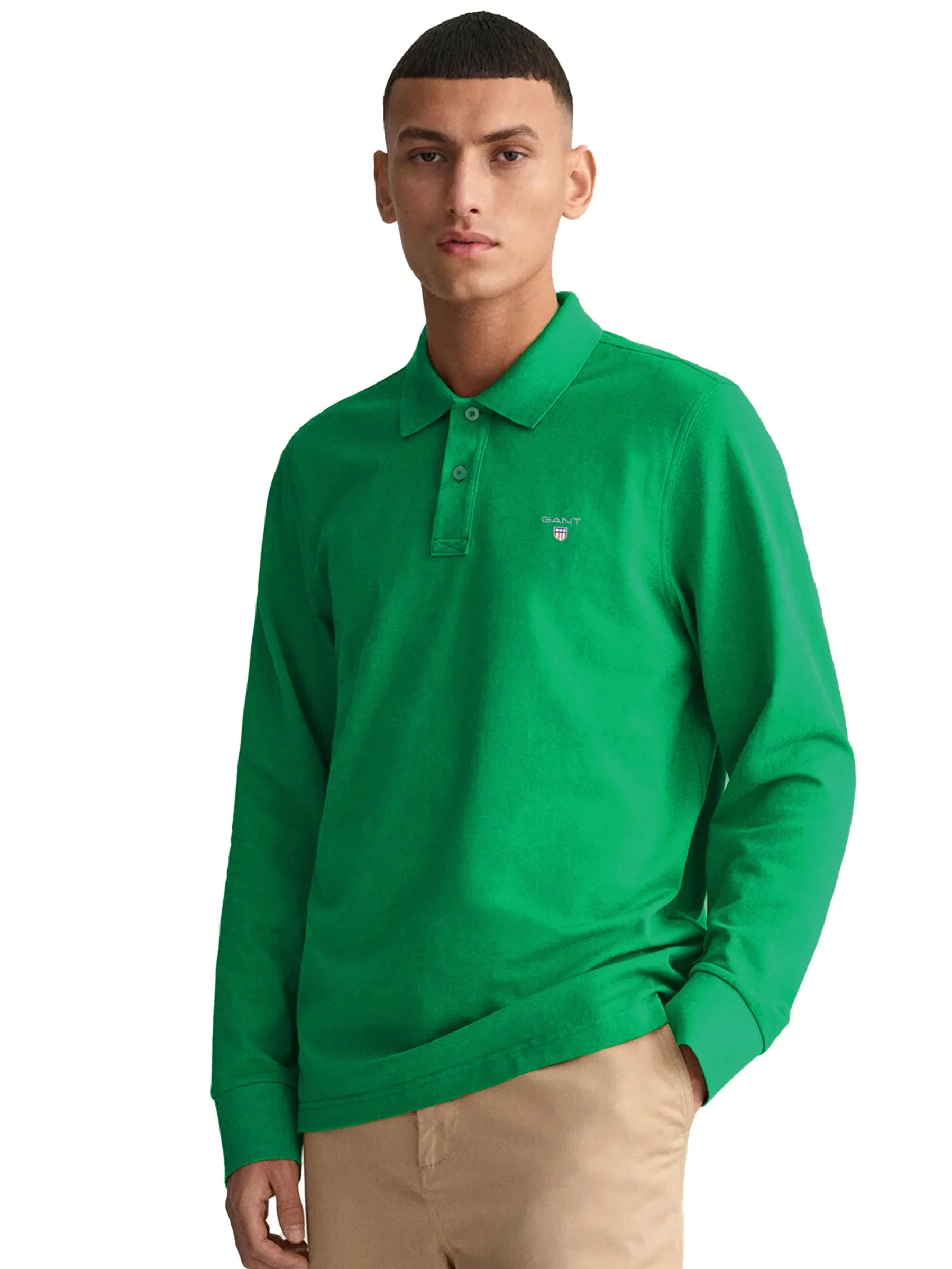 Gant | Mens Long Sleeve Polo Shirt