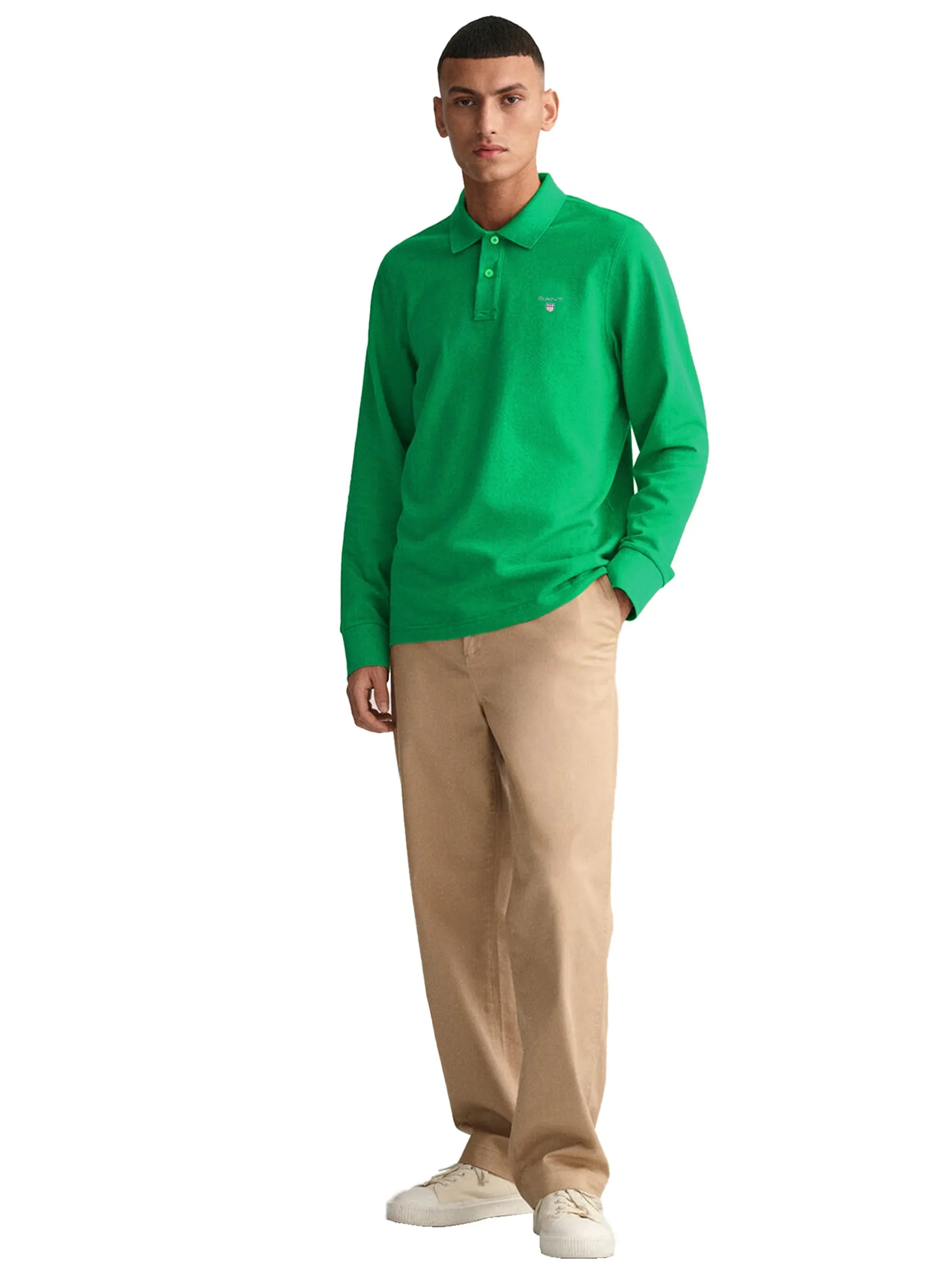 Gant | Mens Long Sleeve Polo Shirt