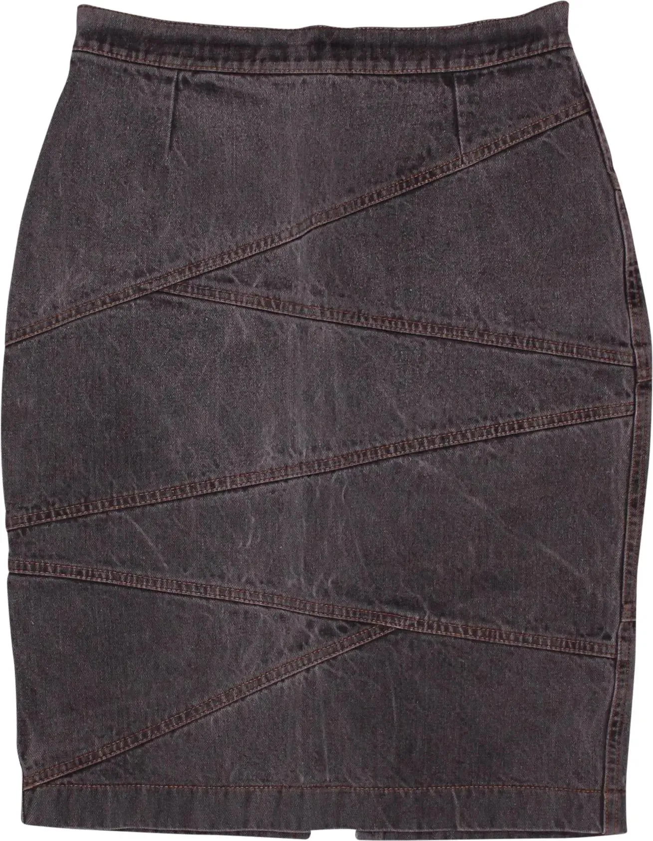 Grey Denim Skirt | ThriftTale