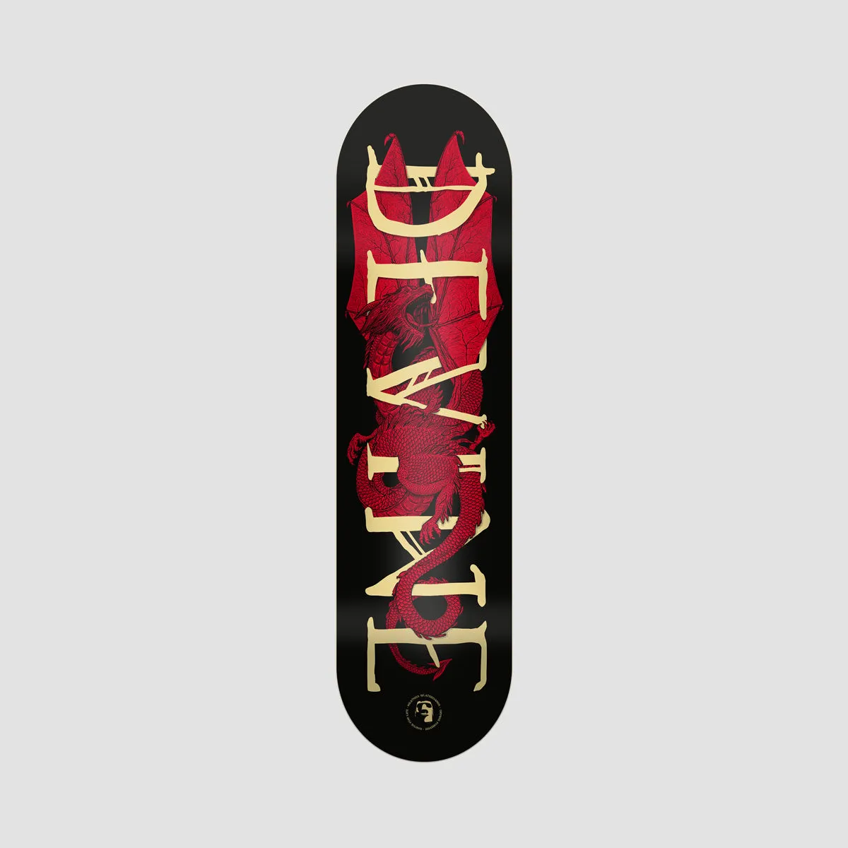 Heathen Ben Devine Tribute Skateboard Deck - 8.25"