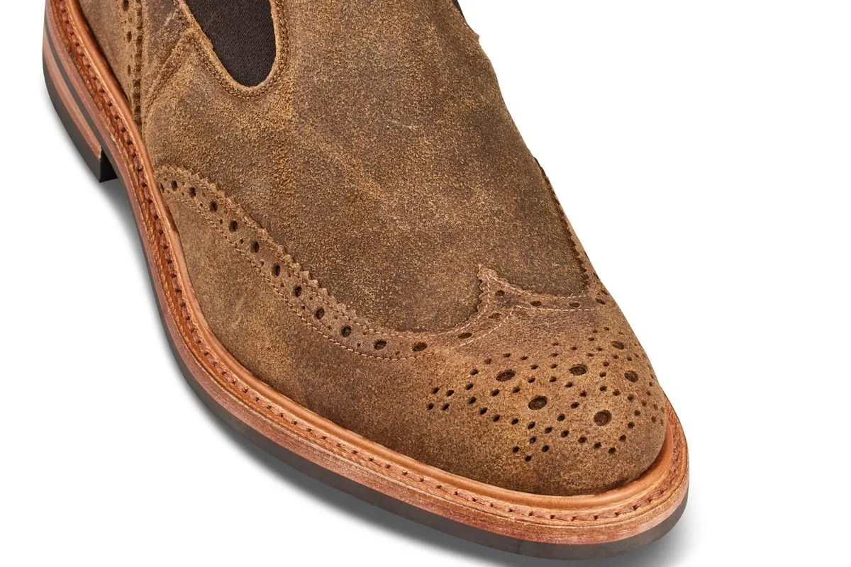 Henry Country Boot - Peanut Reverse Suede