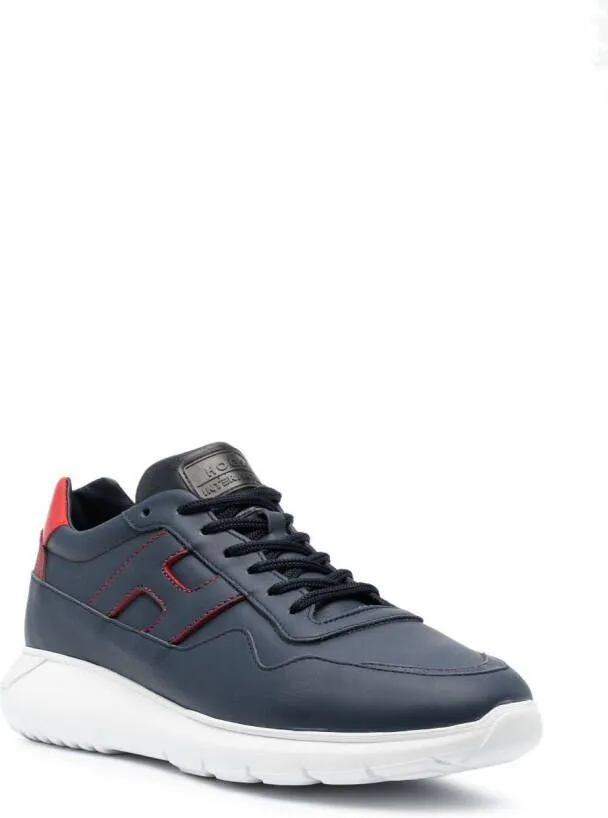 Hogan Interactive 3 leather sneakers Blue