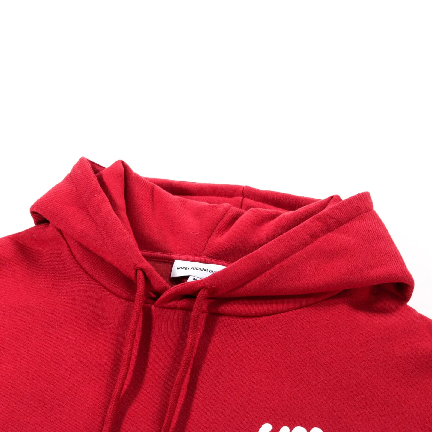 HONEY FUCKING DIJON PETER PAID 'LIMELIGHT' HOODIE DARK RED