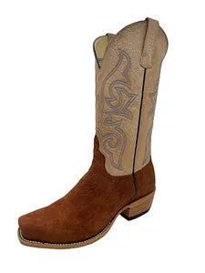 Horsepower Brandy Reversed Smooth Ostrich Men's Boot