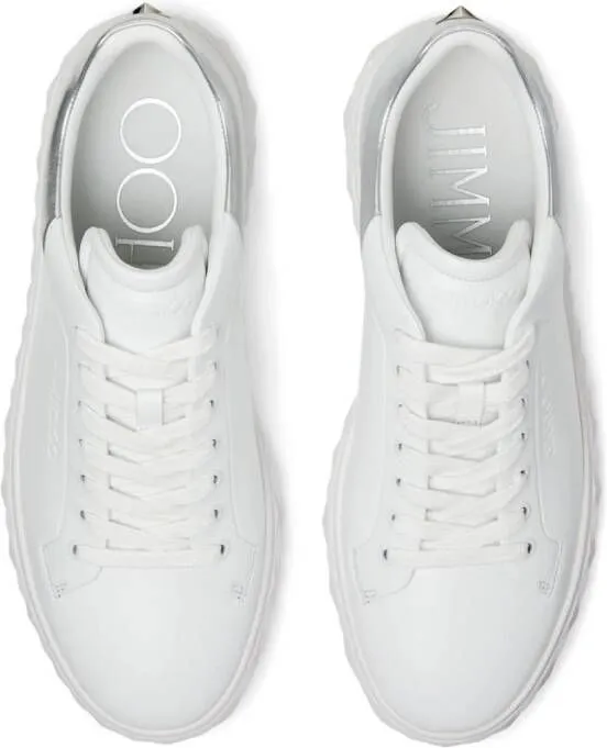 Jimmy Choo Diamond Light M II leather sneakers White