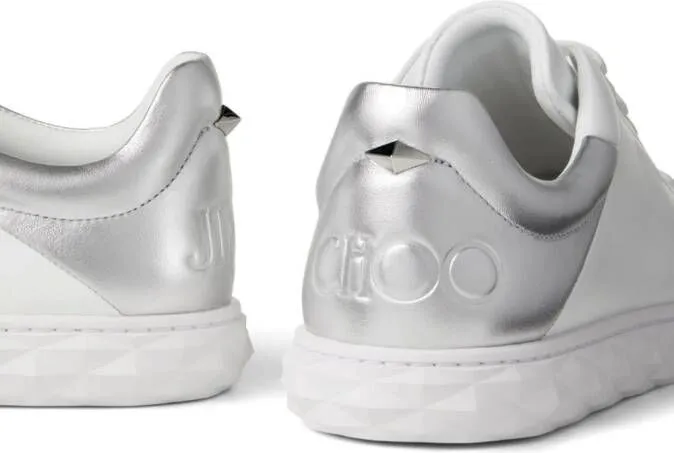 Jimmy Choo Diamond Light M II leather sneakers White