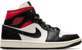 Jordan Air 1 Mid Black Gym Red Sail sneakers